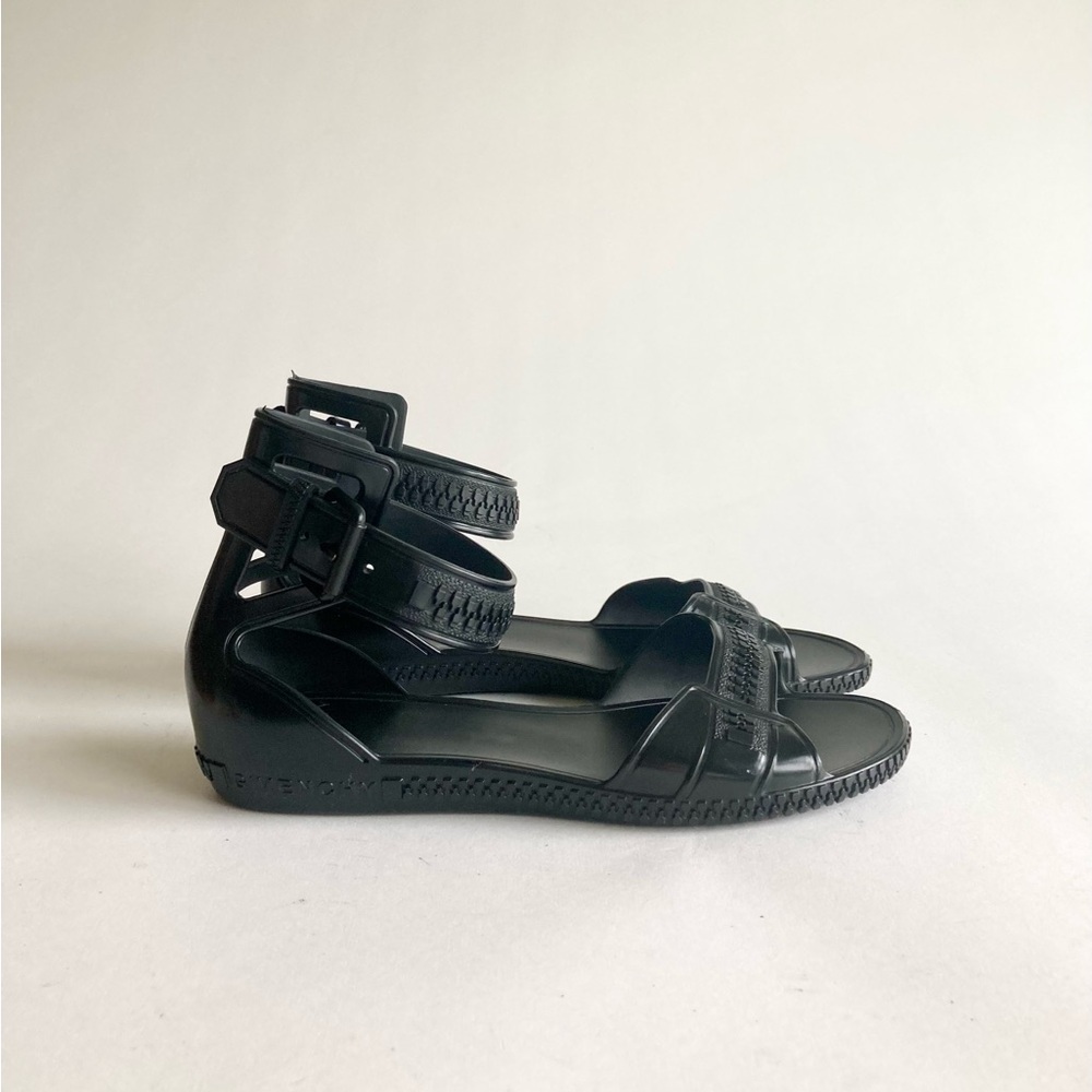 Givenchy Black Synthetic Ankle Strap Sandals size EUR 36, US 5.5 - Picture 2 of 16